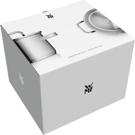 Produktbild WMF Kochtopf Gemüse- Suppentopf Induktion gross 24cm 8,8l Funtion4 Edelstahl 18/10 (24 cm, Kochtopf, Edelstahl)
