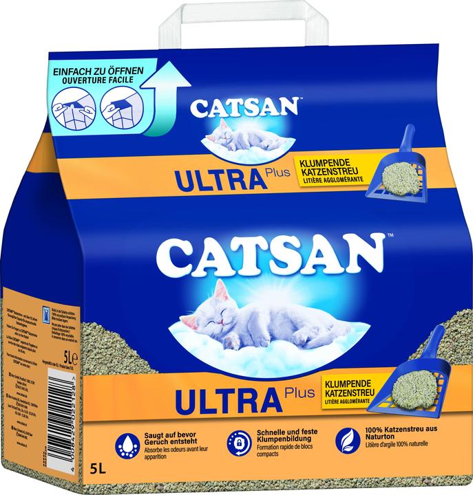 Catsan Ultra Plus (Raggruppamento, 5.16 kg)