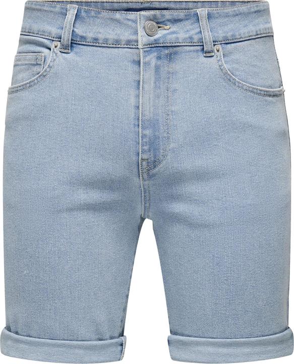 Only & Sons ONSPLY Mittlere Taille Normal geschnitten Shorts Jeans-Shorts (S)