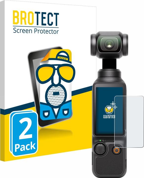 BROTECT Entspiegelungs-Schutzfolie Displayschutz Matt (Osmo Pocket 3)