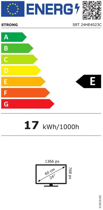 Etichetta energetica Strong SRT 24HE4023C (24", LCD, Pronto per l'HD)
