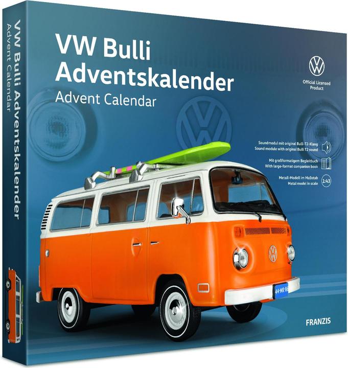 Produktbild Franzis VW Bulli Adventskalender (DE/EN)