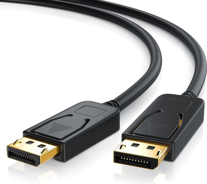 Image du produit CSL Câble DisplayPort 4k 60Hz Ultra HD - DisplayPort 1.2 vers DP 4K 1.2 y compris le transfert audio (5 m, DisplayPort)