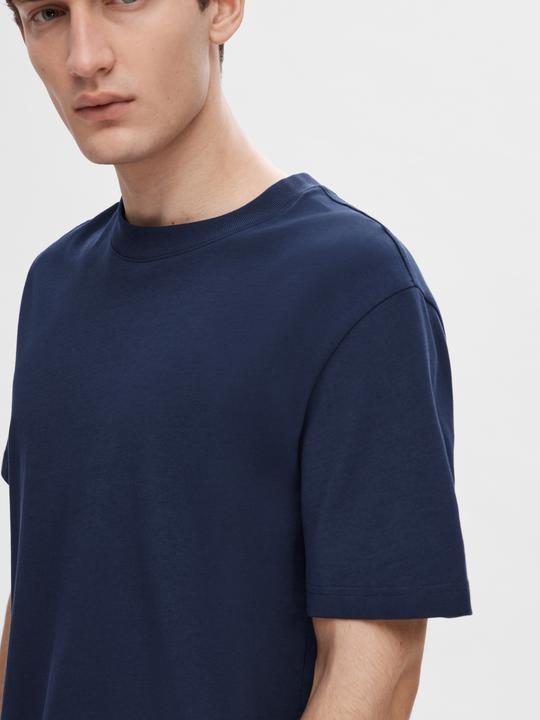 Immagine prodotto Selected Homme T-shirt in cotone biologico con collo alto (M)
