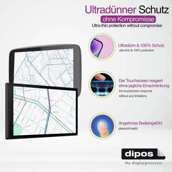 Image du produit Dipos Film de Protection d’écran Crystalclear pour Sunweyer Motorrad Carplay 7