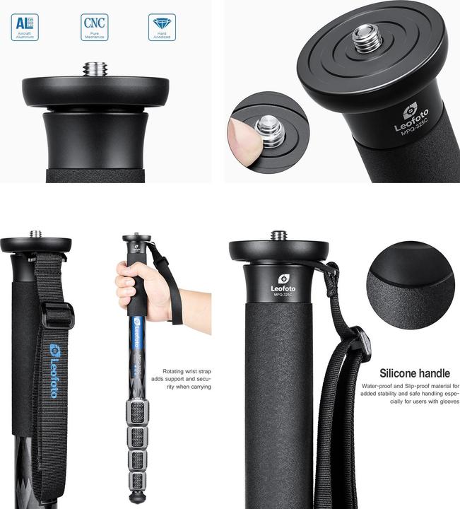 Image du produit Leofoto Monopode en carbone MPQ-325C (Carbone)
