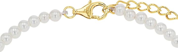 Immagine prodotto Amor Bracciale da donna, argento 925, perla di vetro | cuore (19 cm, Argento 925)