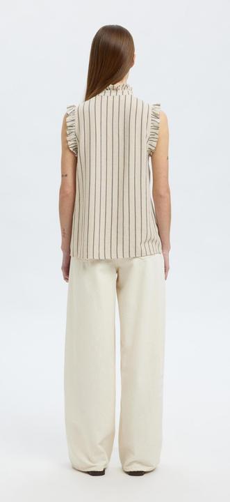 Produktbild Selected Femme Slfviva Sl Ruffle Striped Sun Top Noos (42)
