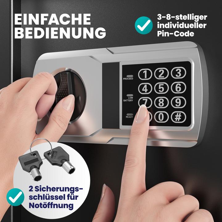 Actual product image Deuba Furniture safe