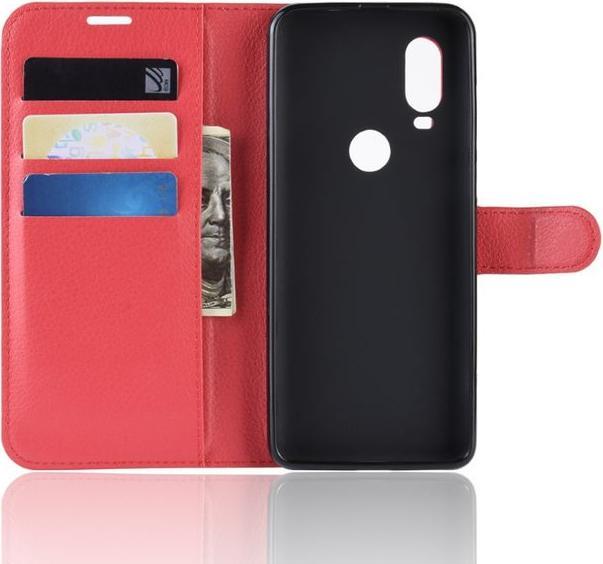 Image du produit MU Classic Série de couvertures de livres en cuir litchi (Motorola One Vision)