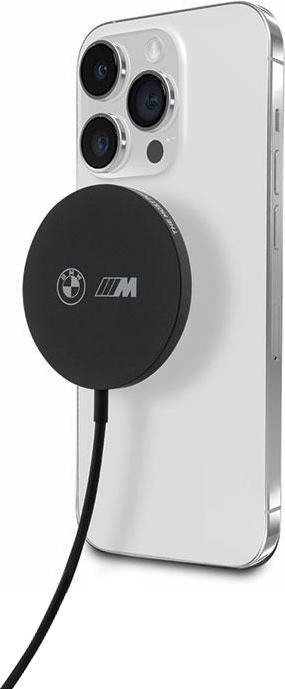 Produktbild BMW ład. indukcyjna BMCBMSPLK 15W MagSafe czarny/black M Edition (15 W)