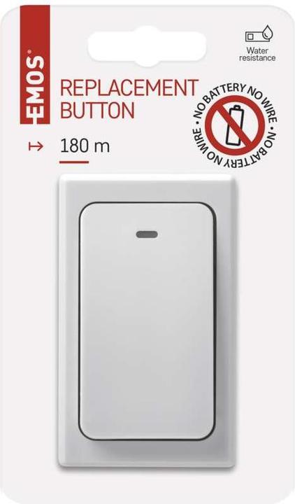 Image du produit Emos Bouton de remplacement pour sonnette de porte sans fil P5729