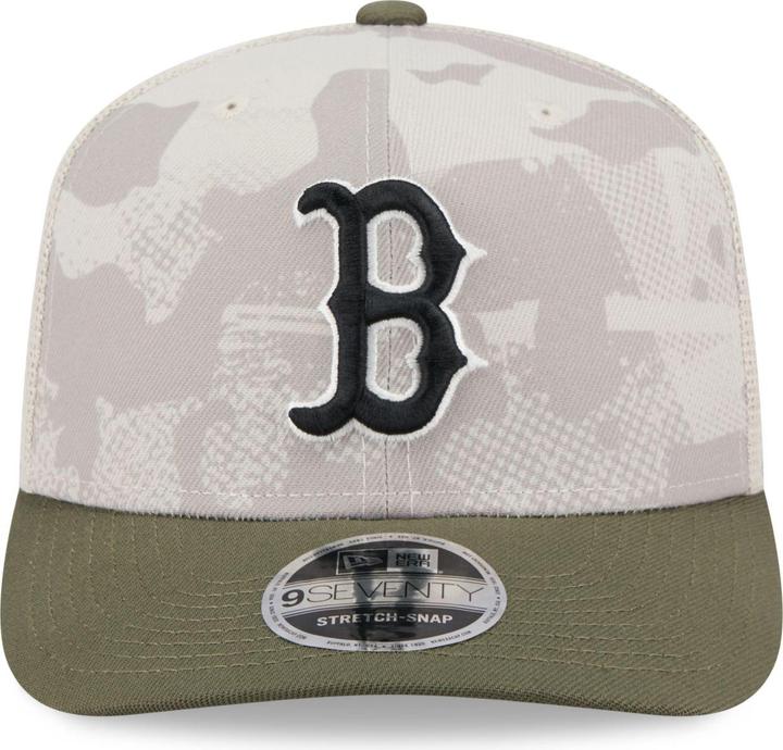 Actual product image New Era 9Seventy Trucker Cap - Armed Forces Boston Red Sox