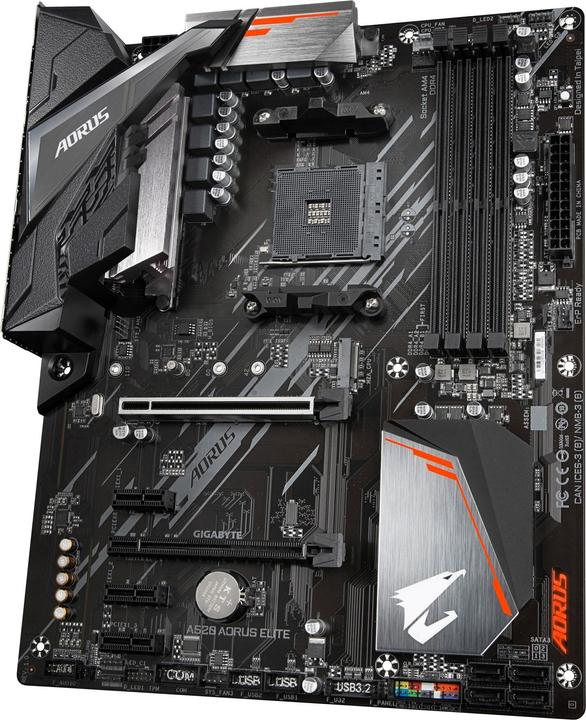Produktbild Gigabyte A520 AORUS ELITE (AM4, AMD A520, ATX)