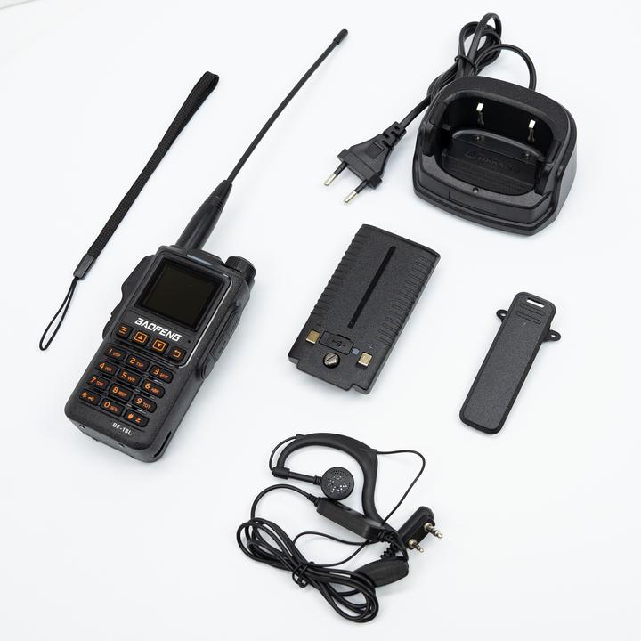Actual product image Baofeng Portable VHF/UHF radio BF-18L, dual band, 999 CH, 1800 mAh, Scan, Dual Watch, Roger Beep, FM