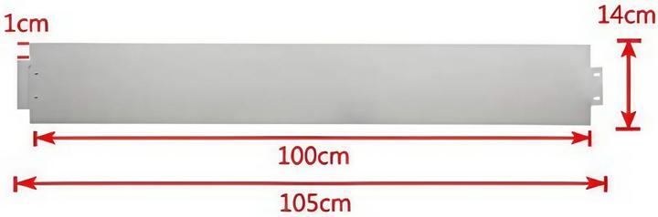 Produktbild Green Split 10Set Rasenkanten Metall Alu/Zink 14cm hoch, 10m lang (1000 cm)