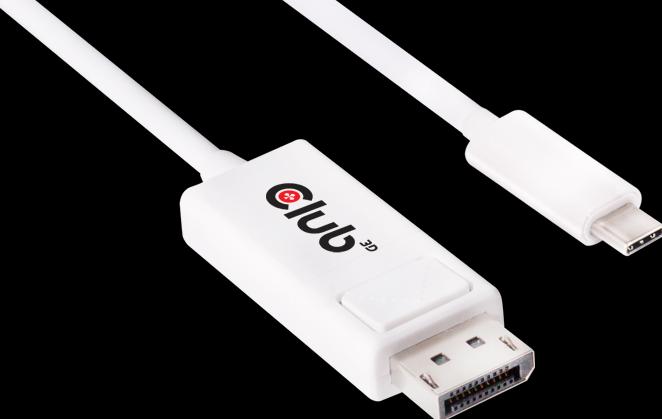 Actual product image Club 3D USB Typ C — DisplayPort (USB-C, 120 cm)