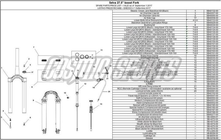 Actual product image Formula 15TA kit, Thru axle15mm, Selva C/R/S