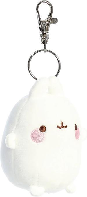 Actual product image Molang AURORA, 14223, Key Clip, 4in, Soft Toy, White