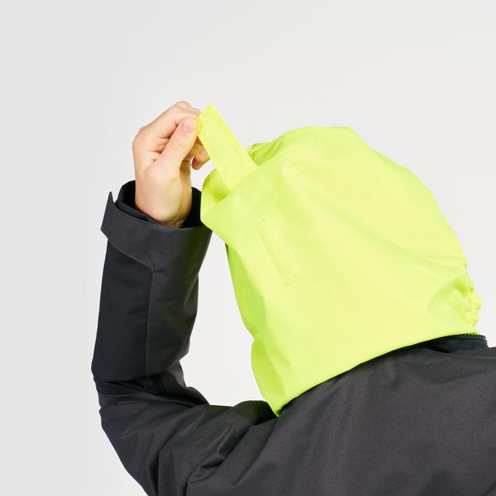 Produktbild Tribord Regenjacke Segeljacke Kinder wasserdicht winddicht - Sailing 300 dunkelgrau