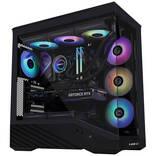 Image du produit Lian-Li Vector V100 PC-Gehäuse, Midi-Tower, ATX, RGB, Tempered Glass - schwarz (E-ATX)