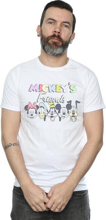 Immagine prodotto Disney Mickey Mouse Friends Faded Nostalgia Maglietta Uomo (4XL)