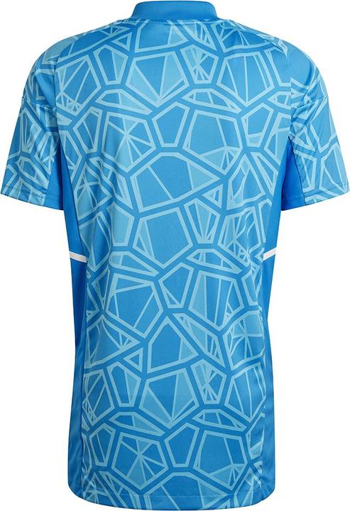 Actual product image adidas Men's Condivo 22 goalkeeper jersey short sleeve blue HB1623 (M) (M)