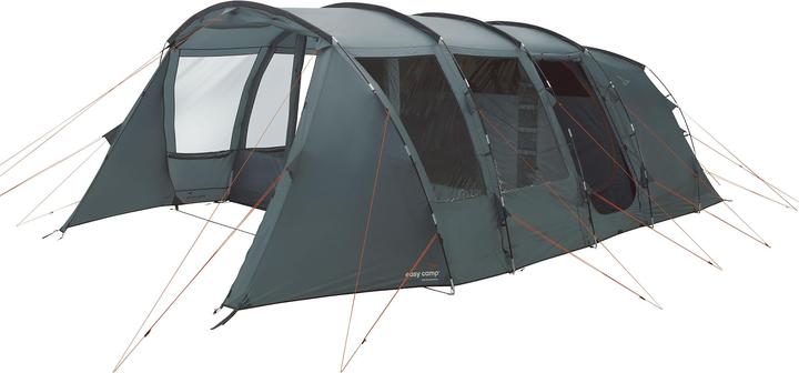 Easy Camp Familien-Tunnelzelt Sola 6 (grau, Modell 2025) (Tunnelzelt, 22.70 kg, 6 Personen)