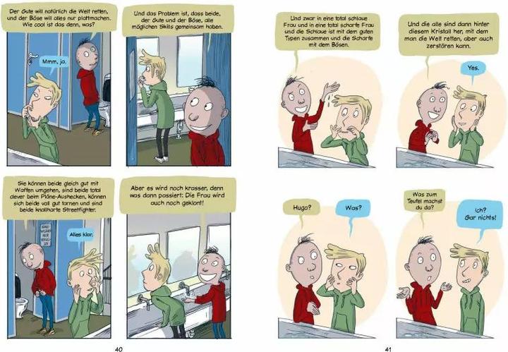 Actual product image Hugo & Hassan – Echt jetzt?! (German, Kim Fupz Aakeson, Rasmus Bregnhøi, Franziska Gehm, 2023)