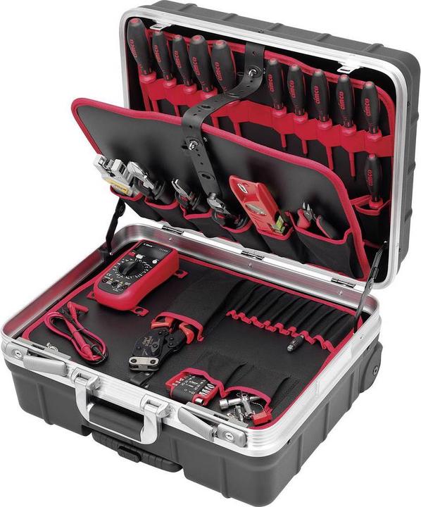 Produktbild Cimco Trolley Koffer bestückt Lehrlingskoffer Industrie mit (22 Teile)