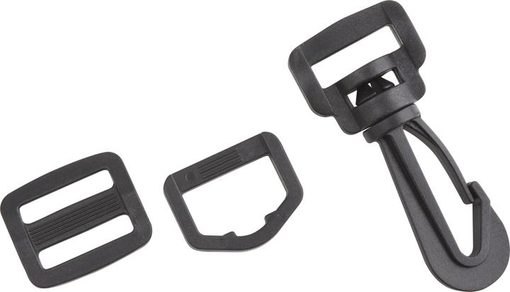 Actual product image VBS XXL bag accessory set "Carabiner, D-ring and ladder buckle", 30 pcs.