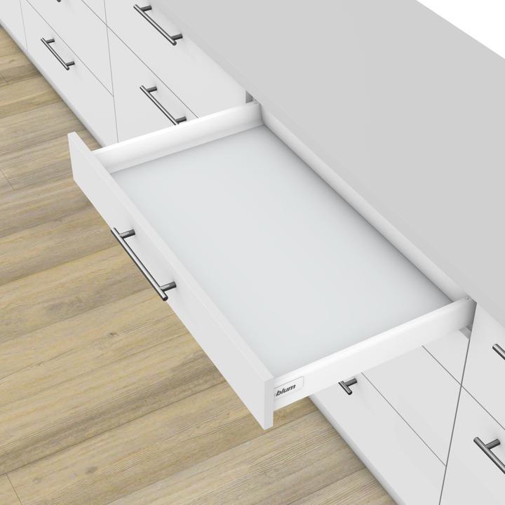 Actual product image Blum Tandem box antaro N 30kg 500mm full extension furniture damper-Blumotion grey