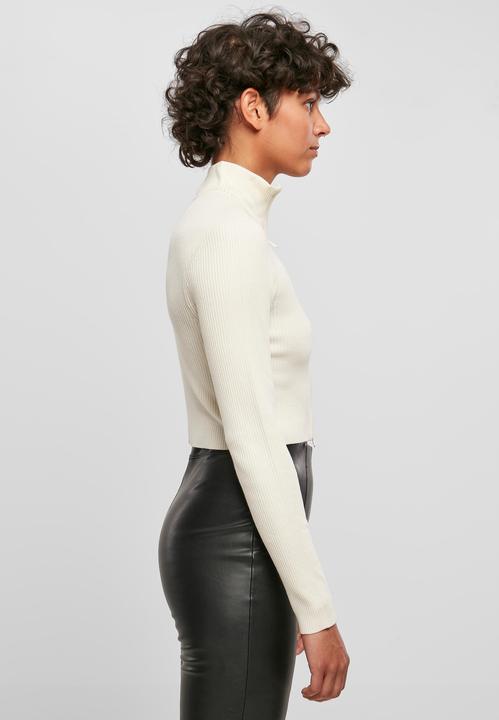 Produktbild Urban Classics Ladies Cropped Rib Knit Zip Cardigan - 19407 (4XL)