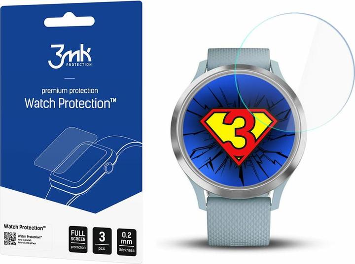 Actual product image 3MK FlexibleGlass Watch Garmin Vivomove HR Szklo Hybrydowe