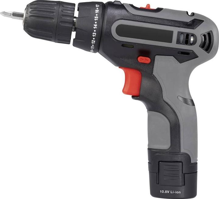 Actual product image No Name D008 Cordless drill driver 10.8 V 1.5 Ah Li-Ion incl. battery (Rechargeable battery operated)