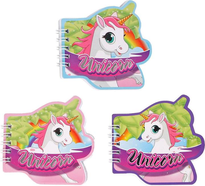 Actual product image Roost Notebook Unicorn 590192 ass. 9cm