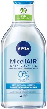 Actual product image NIVEA Micellar Nourishing Fluid Is A Normal And Mixed Complexion Of 400Ml (Micelle water, 400 ml)