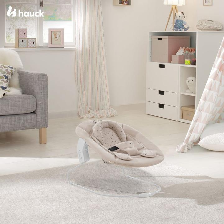 Actual product image Hauck Highchairs Alpha Plus White Newborn Set Pooh Beige - 4 pcs. (Highchair)