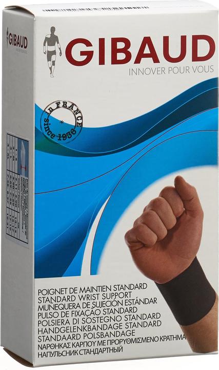 Image du produit Gibaud Bandage de poignet anatomique M 15-17cm noir (M)