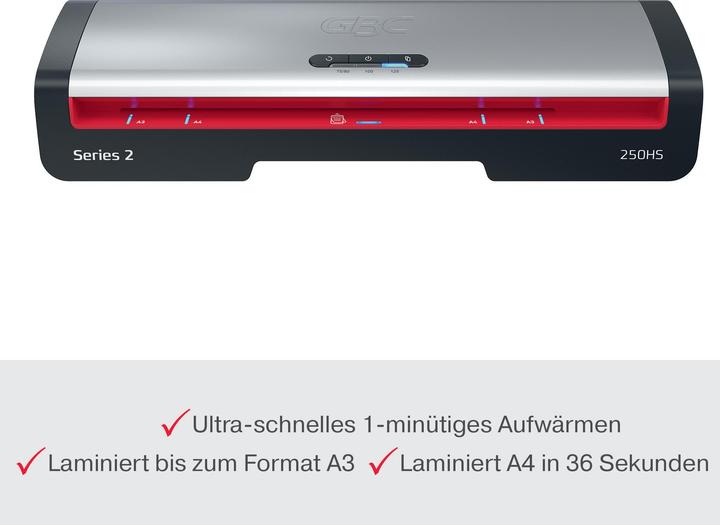 Produktbild GBC Laminiergerät 250HS (75 - 125 µm, A3)
