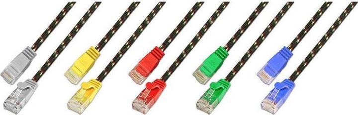 Produktbild Wirewin Slim Toughkabel: UTP, 0.25m, gelb (UTP, CAT6, 0.25 m)