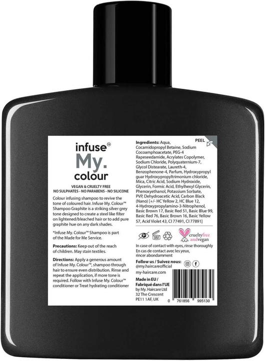 Produktbild My. Haircare Infuse My Colour - Graphite (250 ml, Flüssiges Shampoo)