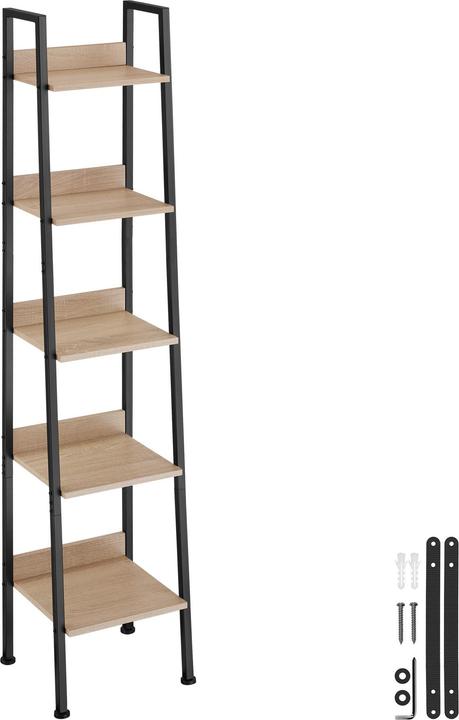 Actual product image tectake Étagère échelle (35.5 x 31.5 x 170.5 cm)