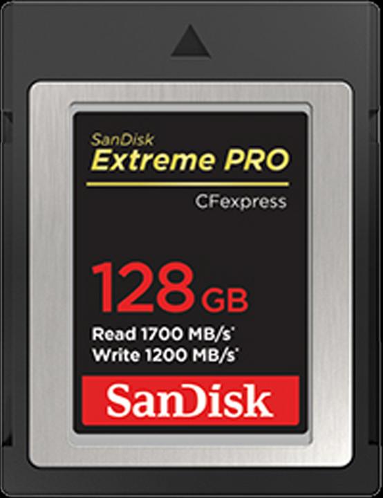 Actual product image SanDisk Extreme Pro (128 GB, CFexpress type B, U3, UHS-I)