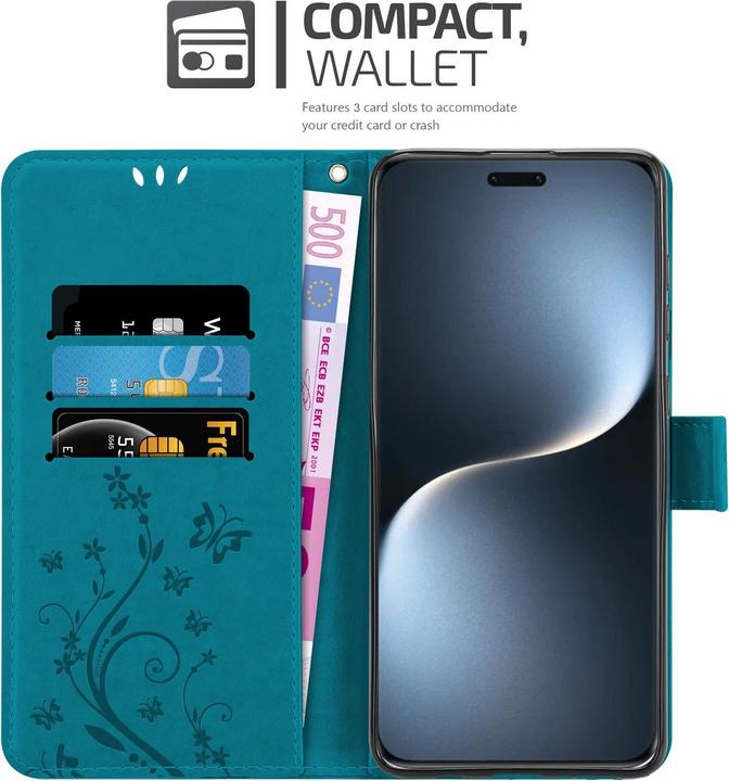 Immagine prodotto Cadorabo Custodia per Honor Magic 7 Lite Flower Book (Honor Magic7 Lite)