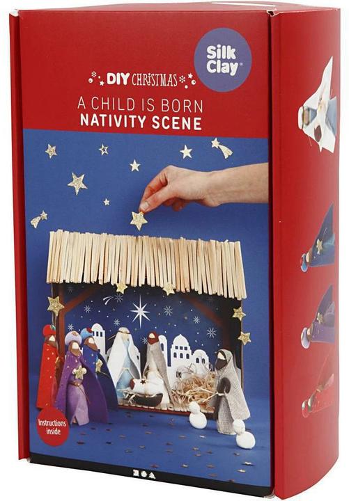 Actual product image Creativ Company Christmas crib craft set