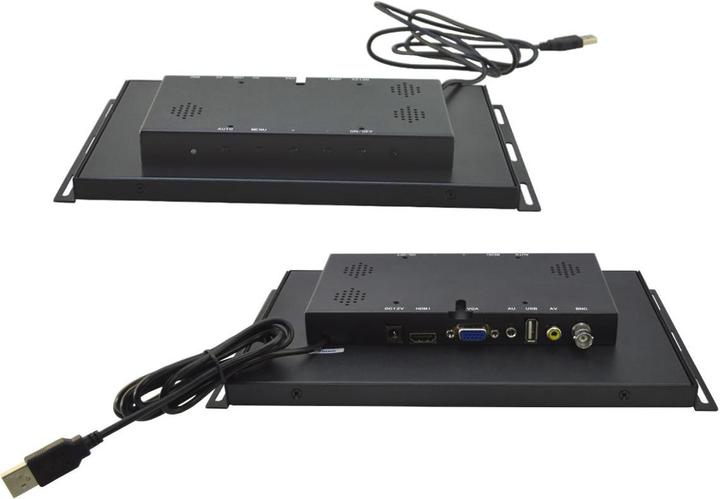 Produktbild Nvox Monitor dot iow ips open frame led 10cali full hd vga hdmi usb av 12v 230v
