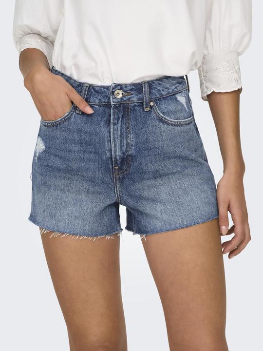 Actual product image Only ONLGABI Hohe Taille Normal geschnitten Jeans-Shorts Jeans-Shorts (L)