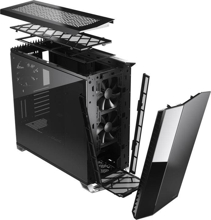 Actual product image Fractal Vector RS - Blackout Dark TG (ATX, mATX, Mini-ITX, E-ATX)