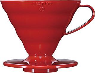 Immagine prodotto Hario V60-02 Contagocce per caffè in ceramica, rosso